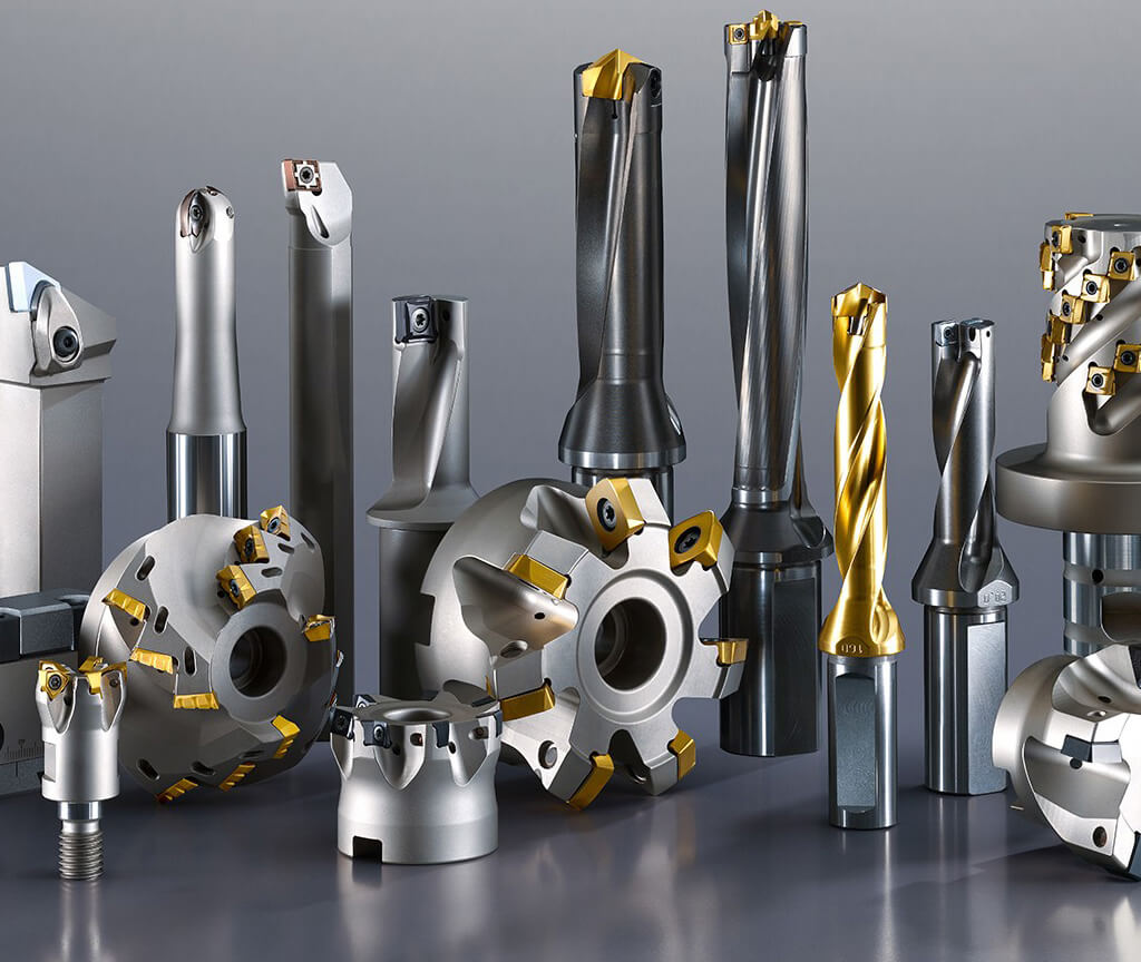 Outils de coupe pour usinage CNC sur machine de précision