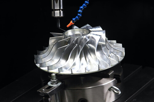 Usinage CNC de pièce aéronautique